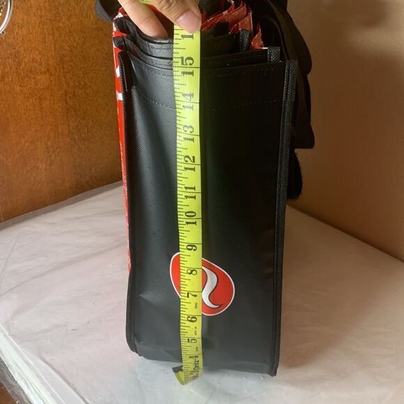 Lululemon Red & Black Reusable Shopping Bag Large - Picture 7 of 7